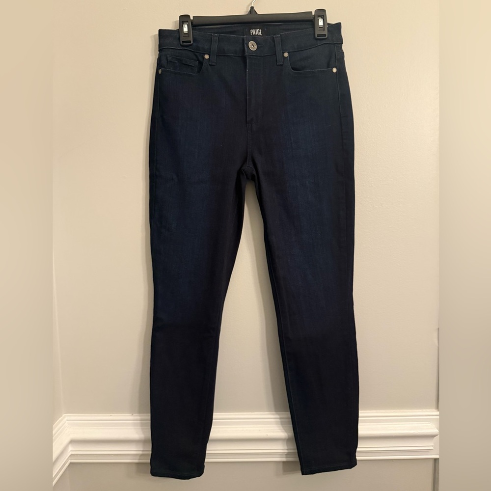 Paige Hoxton Ankle jeans, 29, euc, dark blue